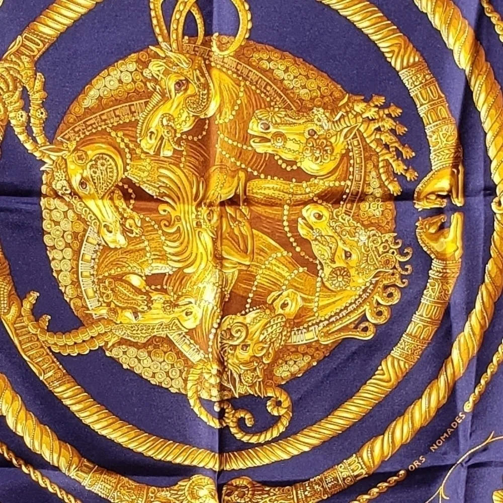 Hermes‎ Ors Nomades By Annie Faivre Scarf design - Picture 10 of 11